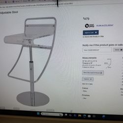 2 Clear Stools For Sale $400