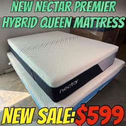 NEW NECTAR HYBRID QUEEN MATTRESS 