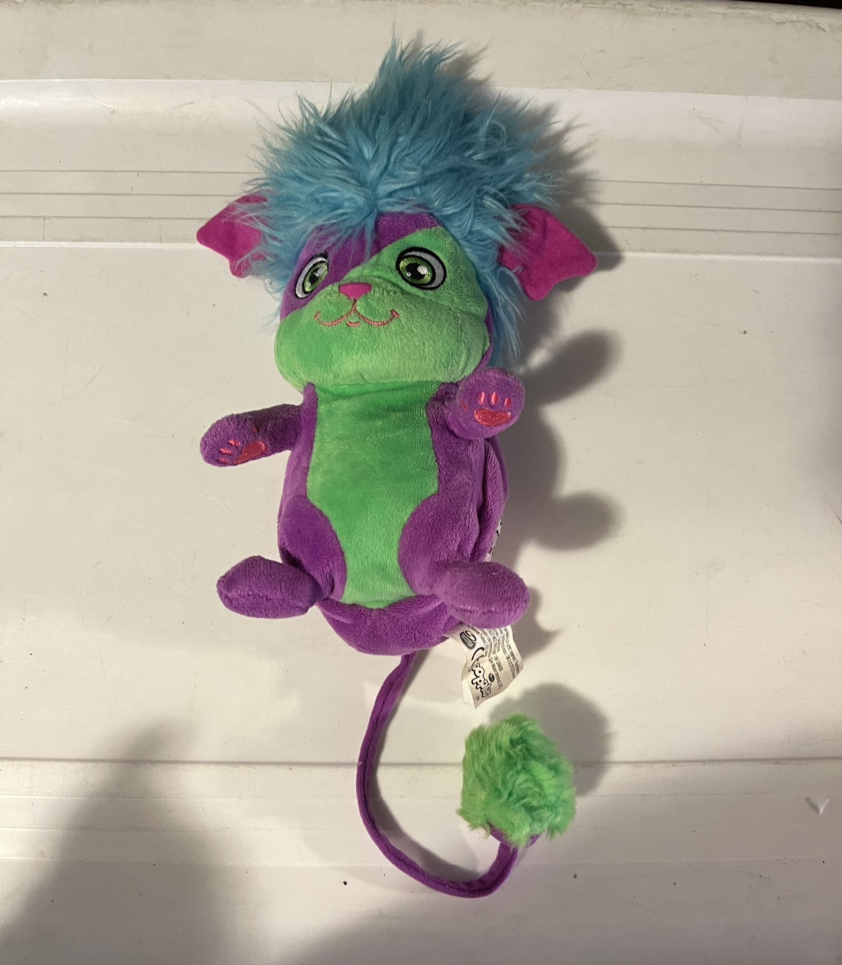 Popples Plush Yikes 9" Purple Spin Master 2015 Stuffed Animal Toy