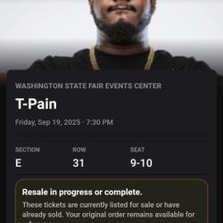 Concert Tickets Tpain