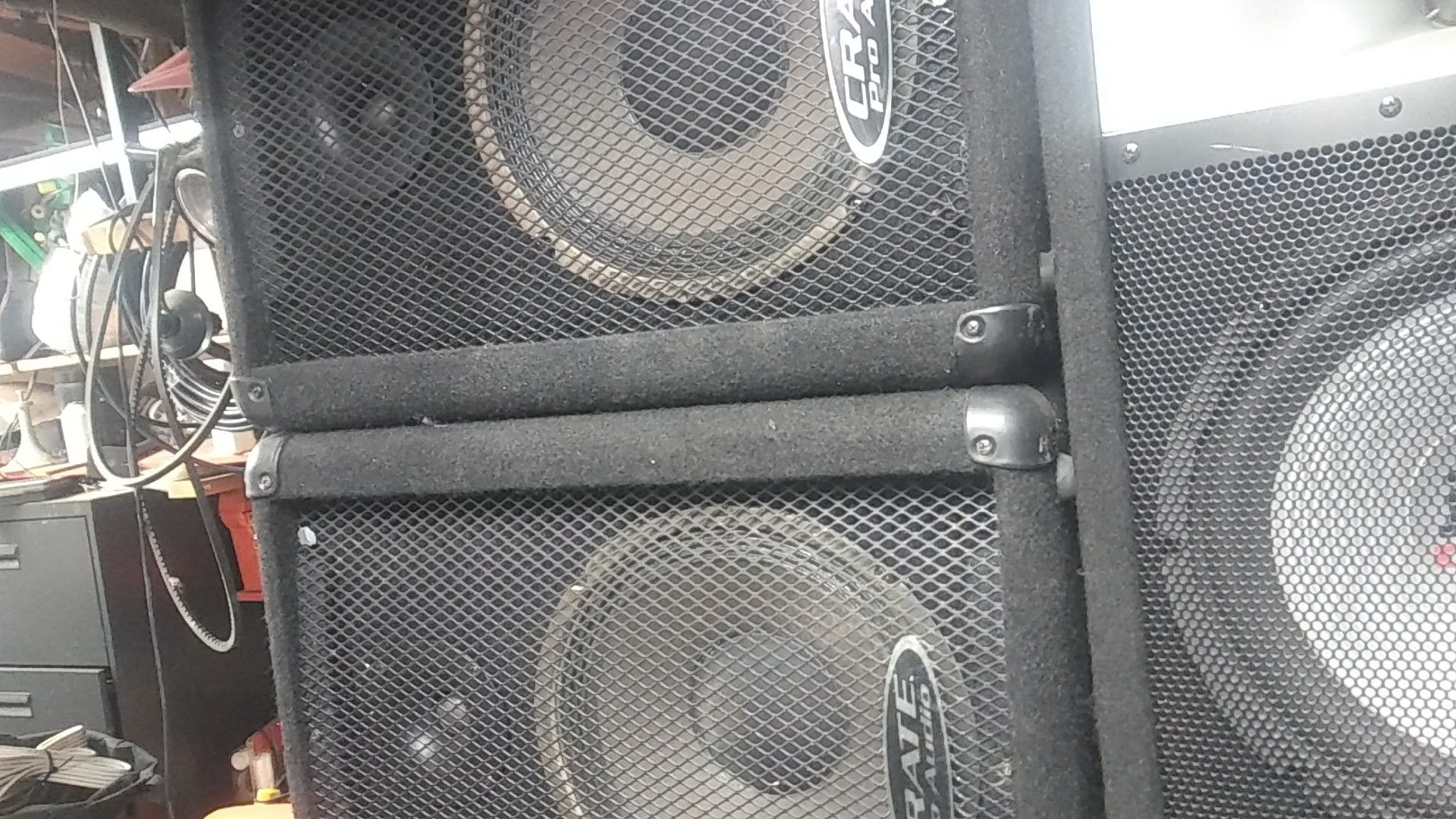 Crate Pro Audio 10 inch 2-way speakers PA