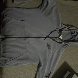 blue nike hoodie