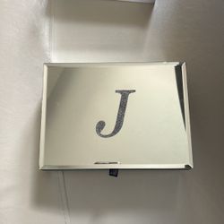 Mirrored J Box For Jewelry Cosmetic Make Up