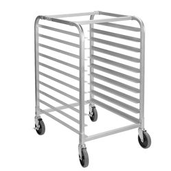 Black 10 Tier Speed rack w/wheels