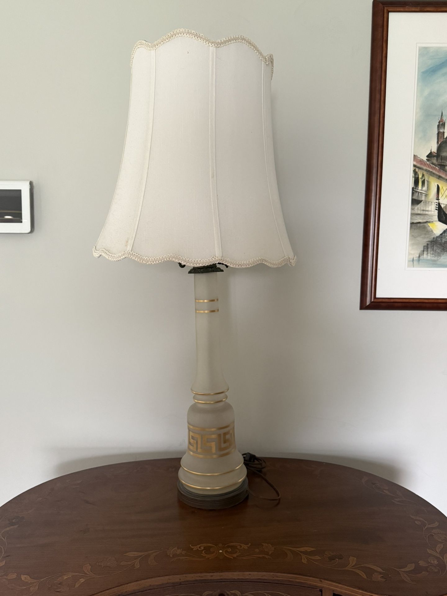 Antique Lalique Lamp