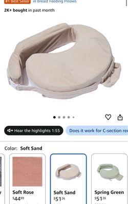My Brest Friend Nursing Pillow - Deluxe, Soft Sand