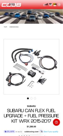 Cobb wrx flex fuel kit