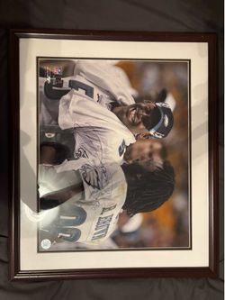 Reggie Brown Signed Philadelphia Eagles Framed 16x20 Photo w/ COA & Hologram
