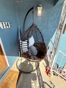 Hanging Egg Chair with Stand