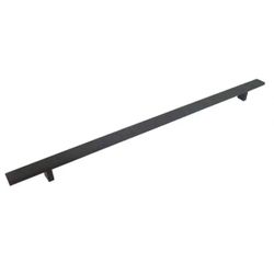 20 inch Rectangular Cabinet Handle Black Finish 