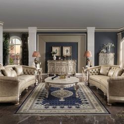 Beautiful set of 2 large sofas new 