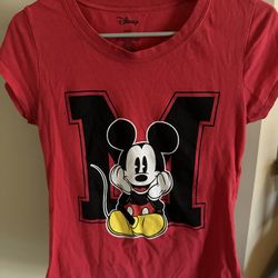 Disney Juniors Mickey Shirt Size Large 11-13