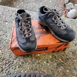 WORX Red Wing Work Shoes aluminum toe Size 10 WIDE FOOT