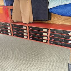 Vintage Wurth Mechanic Organizer Drawer Cabinet 