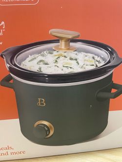 2 Qt Slow Cooker in Thyme Green by Drew Barrymore