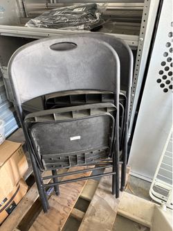 Black Folding Chairs