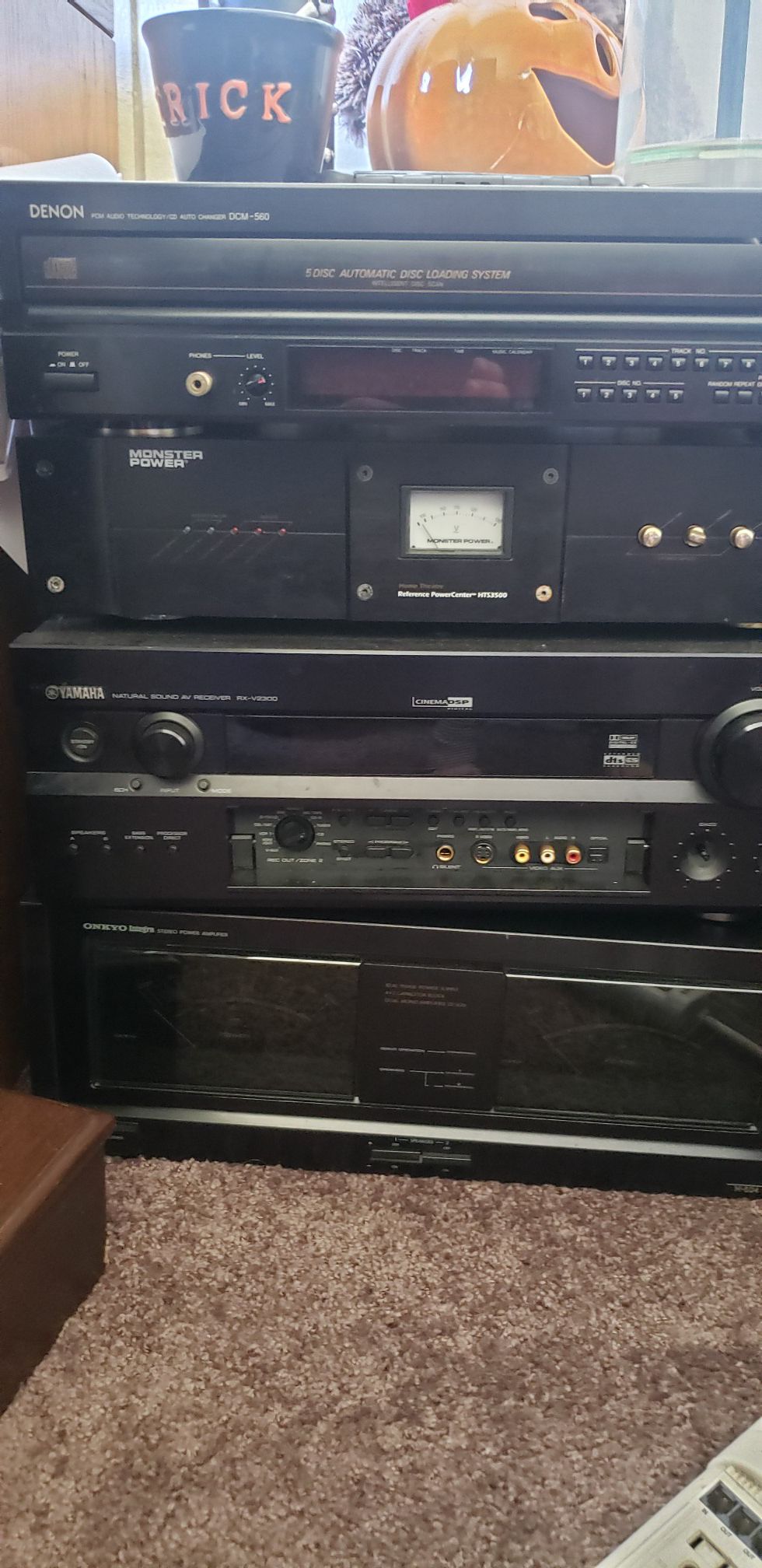 Powerful home theater and stereo system