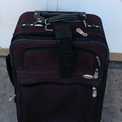 Small Suitcase And Garment Bag