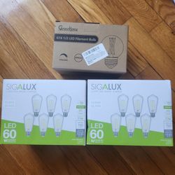 Edison LED Bulb 6pack+6pack +6pack ;Total 18pack