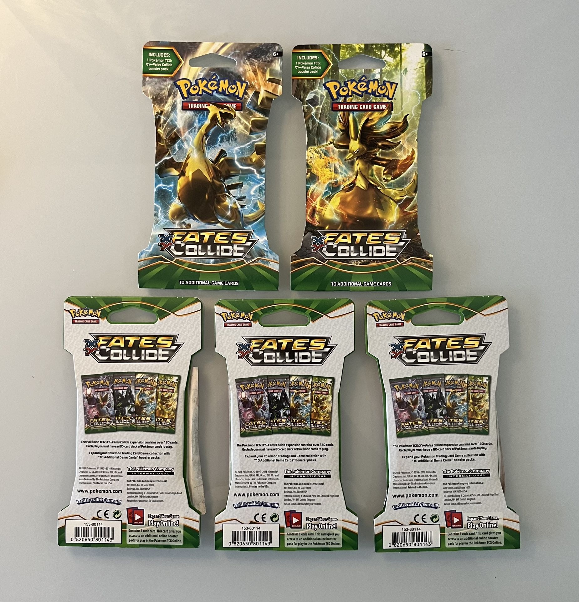 Pokémon Hidden Fates & Shining Fates ETBs, Tins, Booster Packs