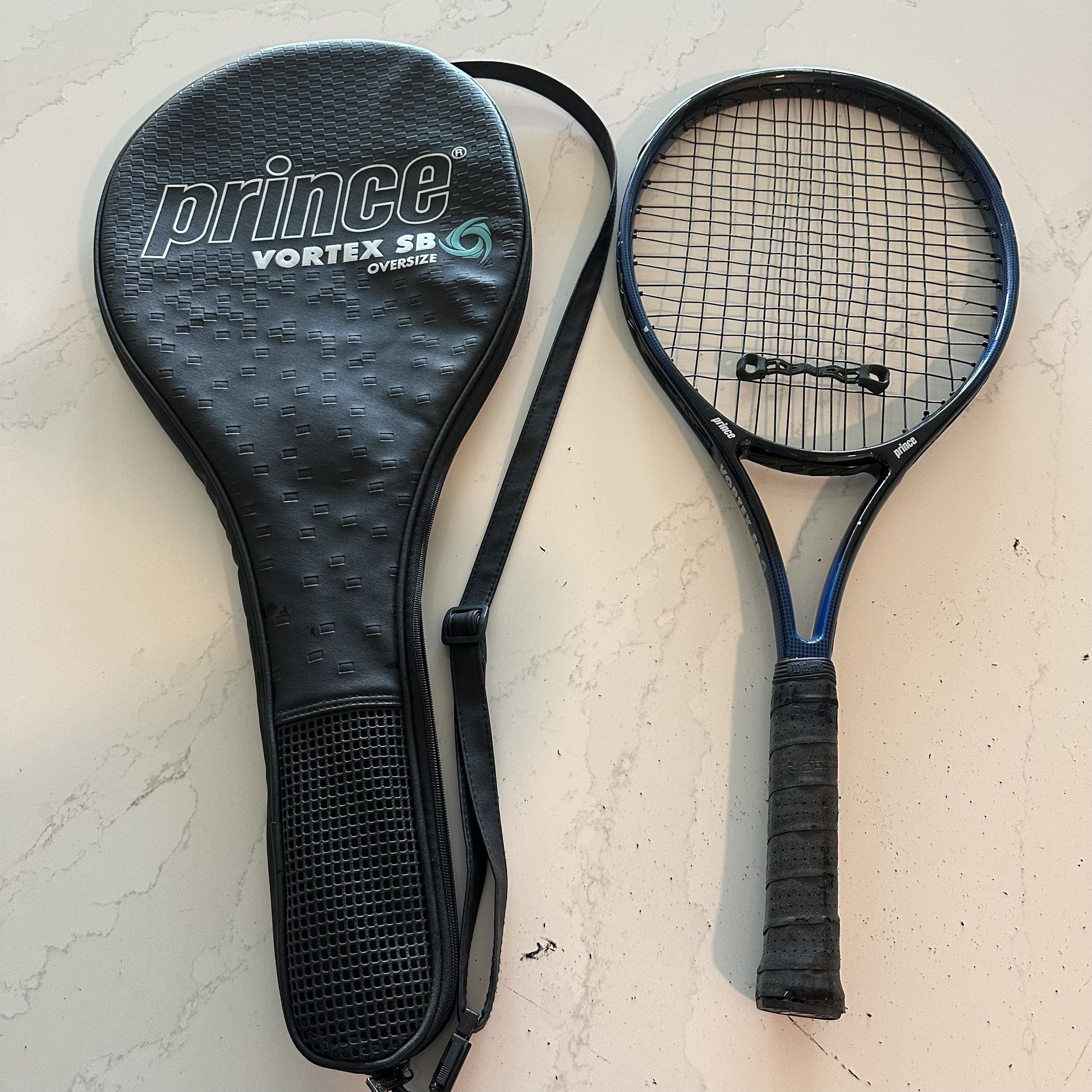 Prince Vortex SB Oversize Tennis Racket + Case – Excellent Condition