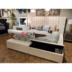 Modern Queen / King Size Bed Frame (Mattress Sold Separately )