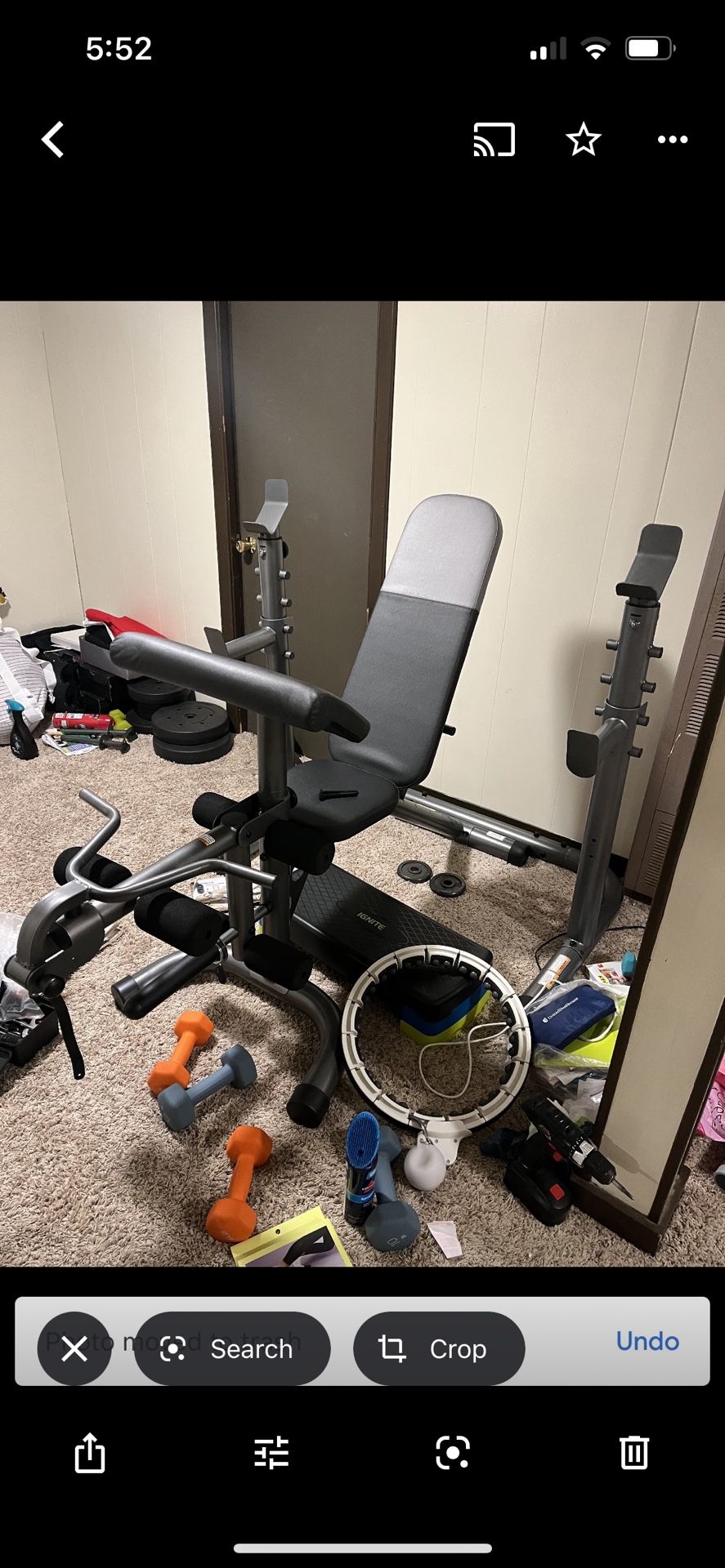 Yes It’s Available (will Delete When Sold) Weight Bench Set 