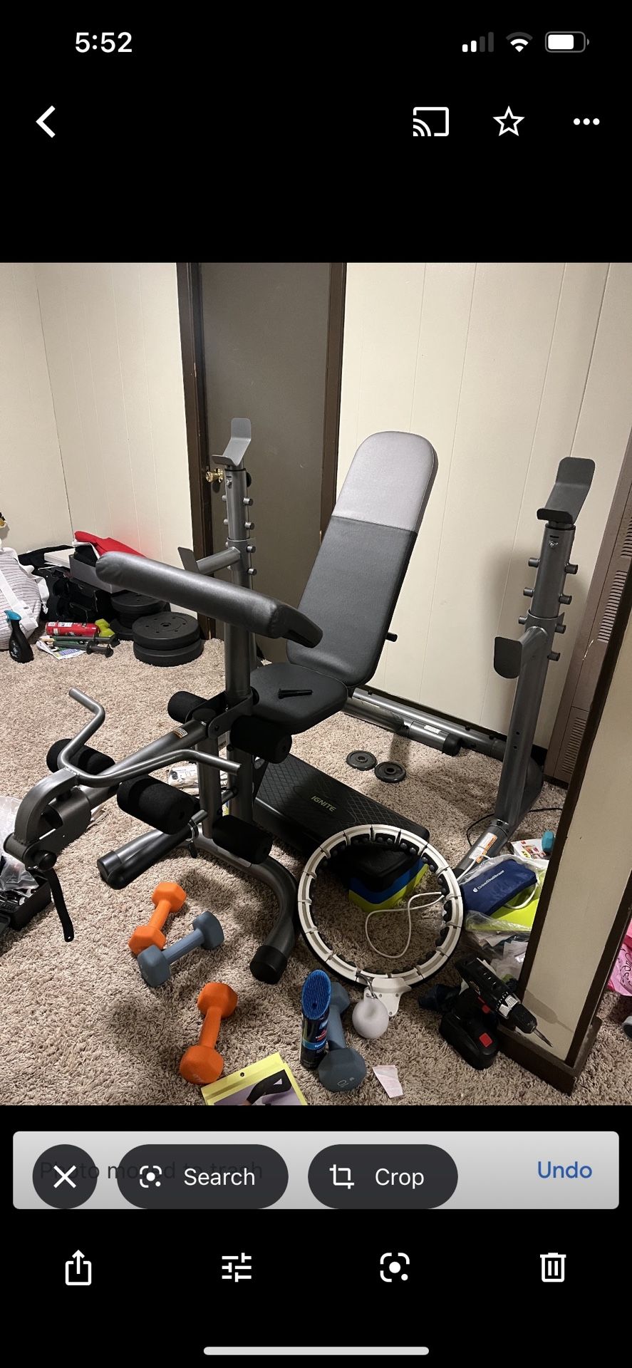 Yes It’s Available (will Delete When Sold) Weight Bench Set