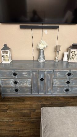 Dresser and decor