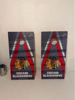 Chicago Blackhawks Cornhole Boards