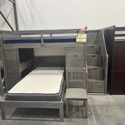 TWIN BUNK BED SET