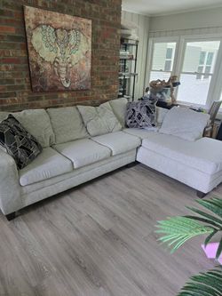 Grey sectional