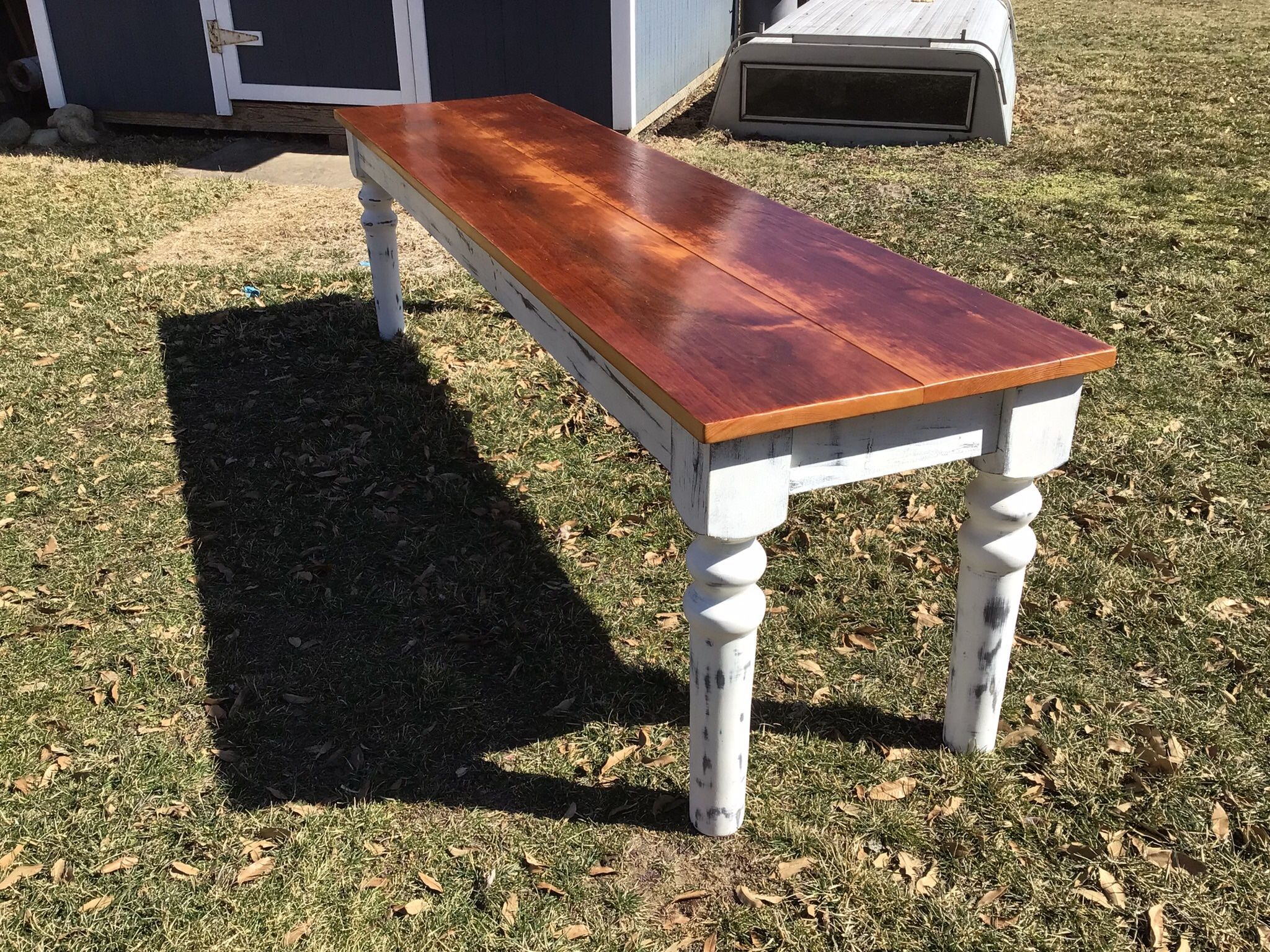 Farmhouse Table And Bench