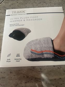 Ultra plush Foot Warmer and Massager