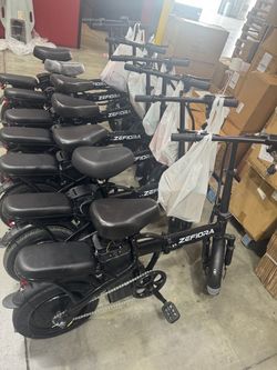 Folding electric bicycle