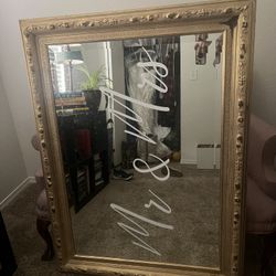 Large Antique Mirror