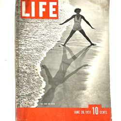 This vintage issue of the magazine provides a unique glimpse into the past, featuring articles and advertisements from the 1930s. Specific articles in