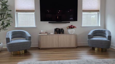 Two Modern Accent Chairs – Excellent Condition