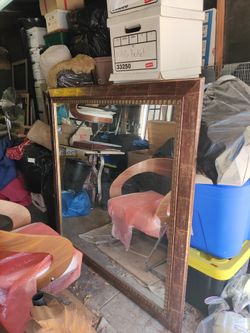 Beautiful Large Modern Rustic Mirror 