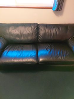 Free Black Leather Sleeper Sofa Couch