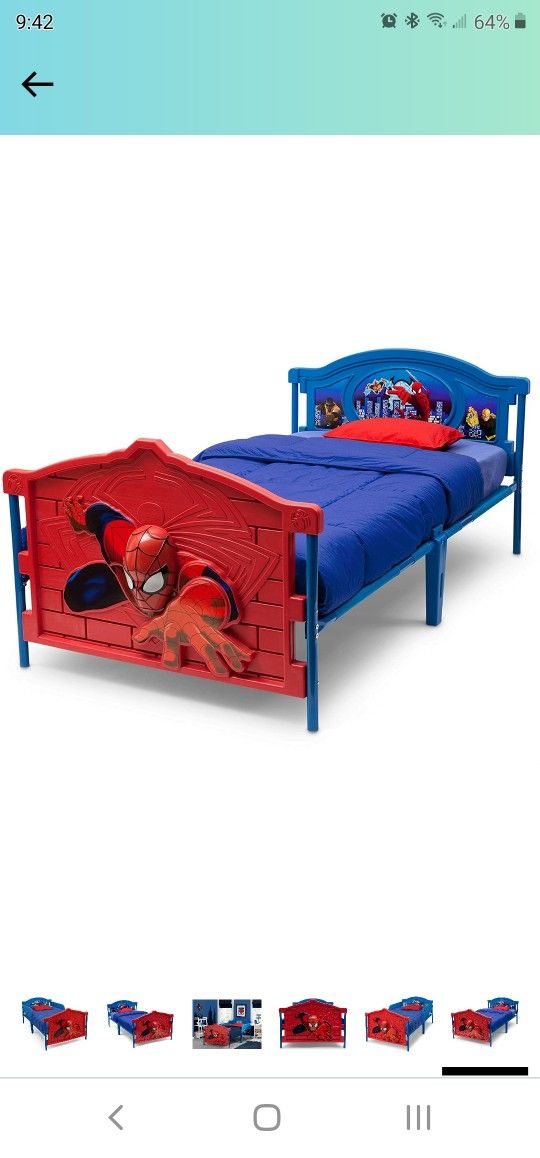 Spider Bed For Boys Good Condition