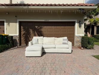 White Sectional Sofa From City Furniture