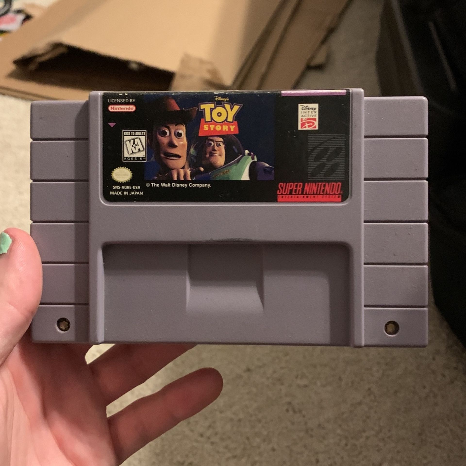 Toy Story Snes Super Nintendo Game