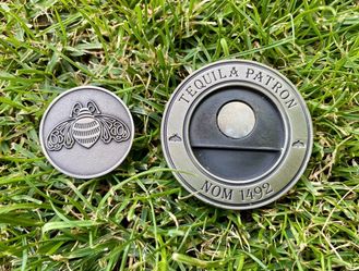 Patron Tequila golf ball marker