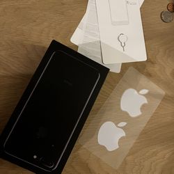 iPhone 7 Plus Empty Box + Pin + 2 Original Apple Stickers