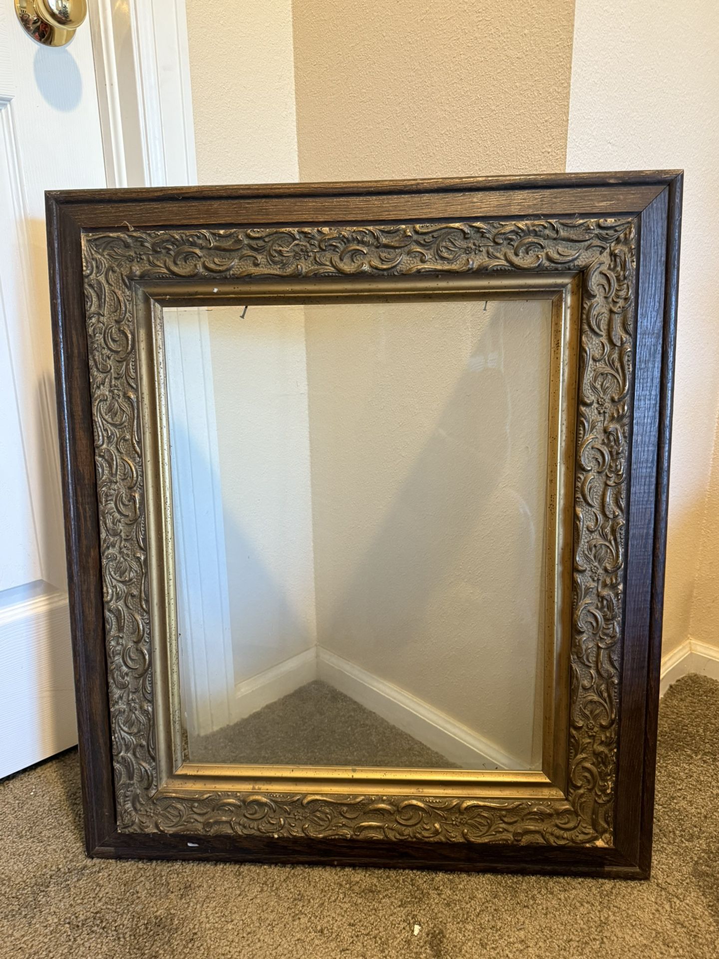 Set of 4 antique wood picture frames