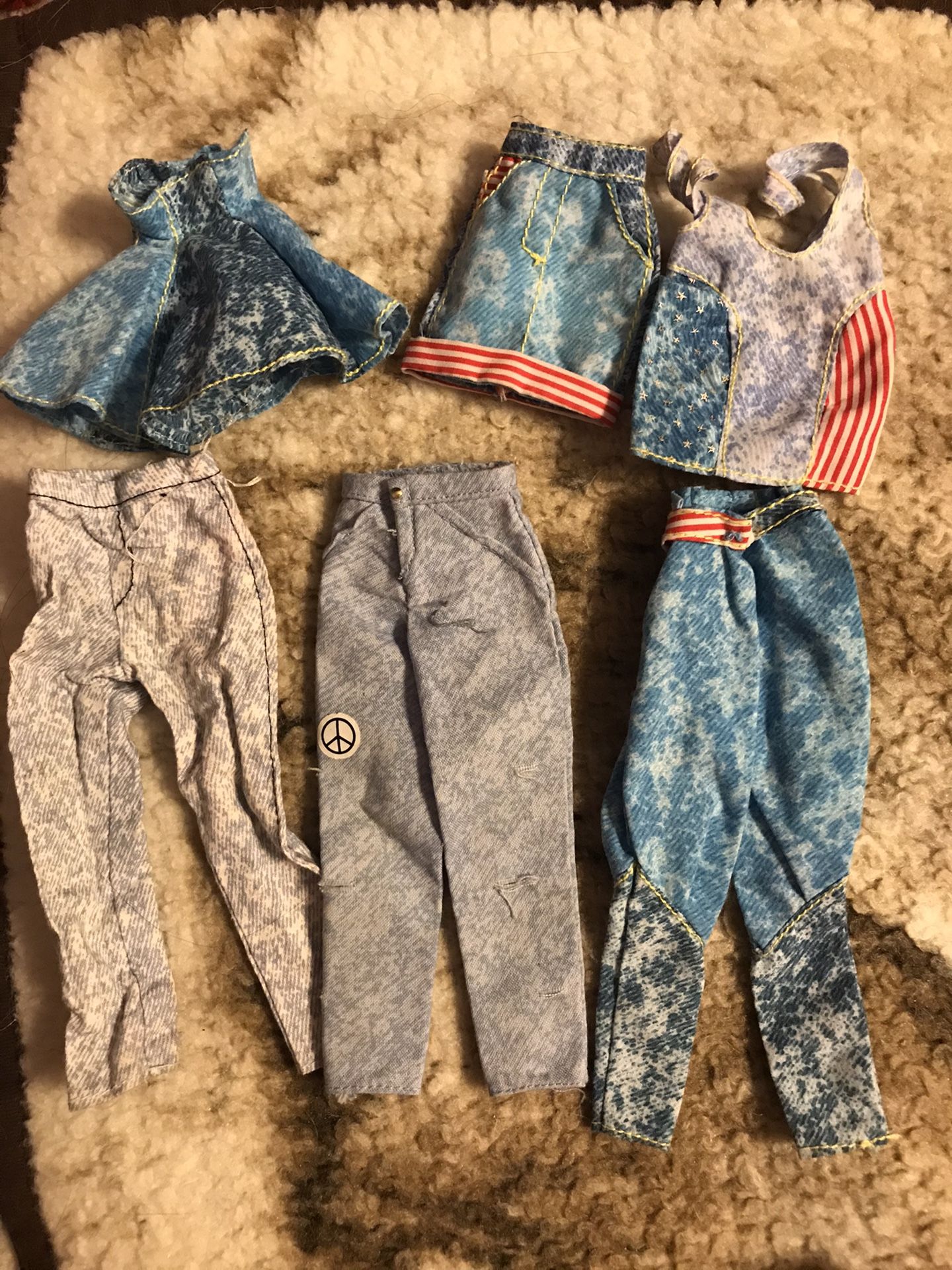 Vintage Barbie clothes