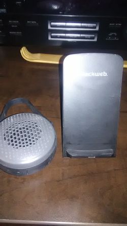 Blackweb shower Bluetooth speaker&blackweb wireless charger