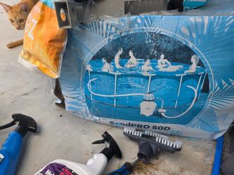 Pool pump and chemicals