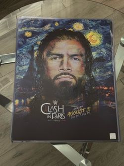 WWE Clash in Paris Event Poster